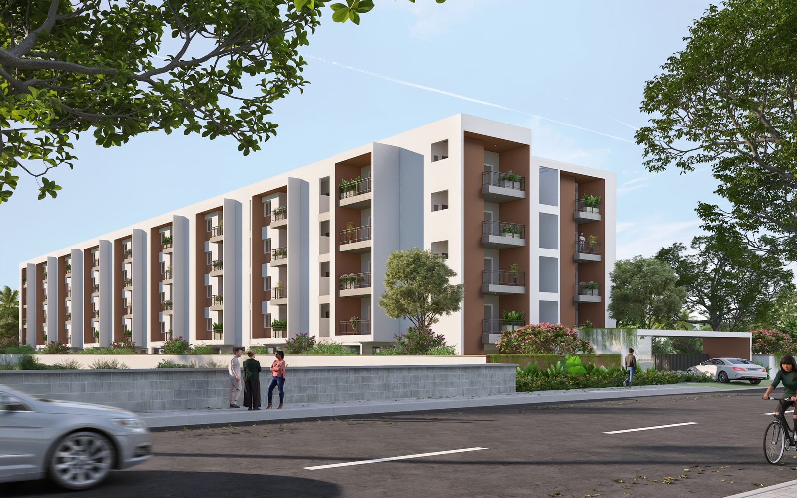 76 units of 2, 3, and 4 BHK Flats​